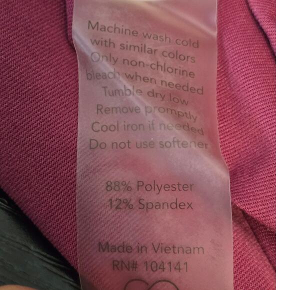 Calia By Carrie Underwood Pink Side Ruching Athletic Long Sleeve  Women's L - Picture 5 of 5